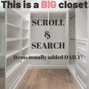 Big closet!….lots of listings!….keep scrolling!